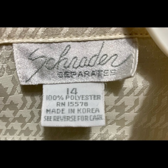 Vintage Schrader Separates blouse. - Picture 7 of 7